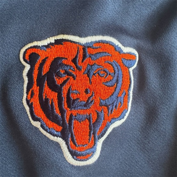 Chicago Bears Majestic NFL 1/4 Zip Lightweight Pullover Size: M - Picture 6 of 6